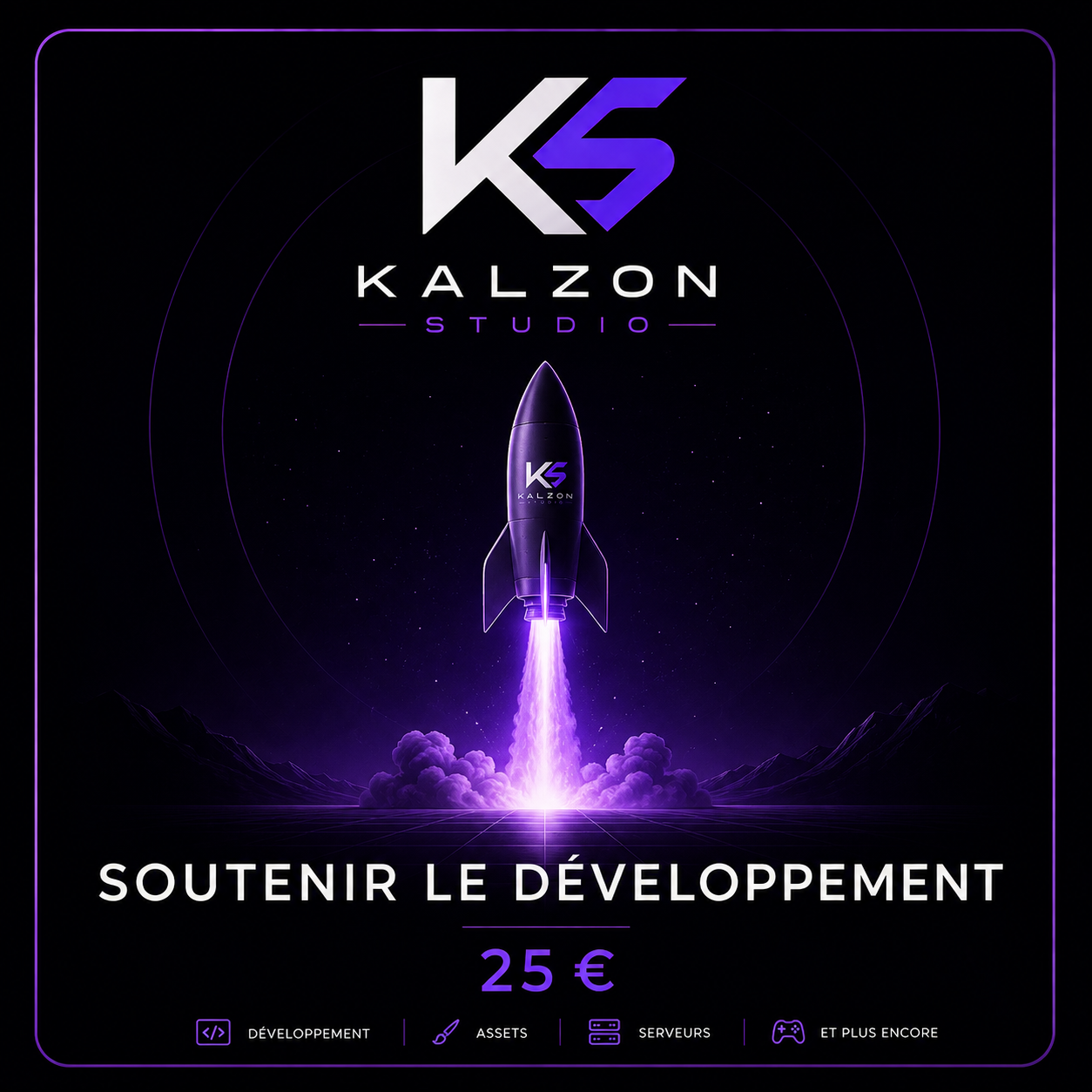 Visuel Soutenir le développement de Kalzon Studio